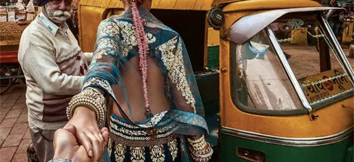 The busy streets of Paharganj, Delhi