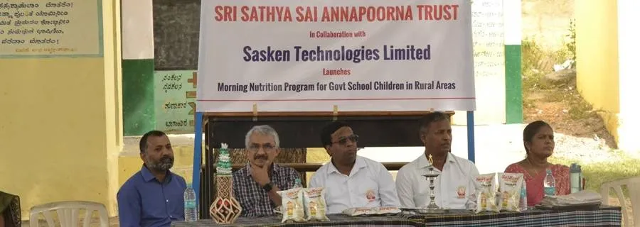 Sasken Technologies Supports Morning Nutrition for Schoolchildren